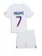 Paris Saint-Germain Kylian Mbappe #7 Ausweichtrikot für Kinder 2022-23 Kurzarm (+ Kurze Hosen)